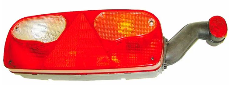 Aspöck Heckleuchte Ecopoint I rechts, 7-pol. ASS2, Dreieck, URL, 24V 344x140x78mm, 7-pol. ASS2