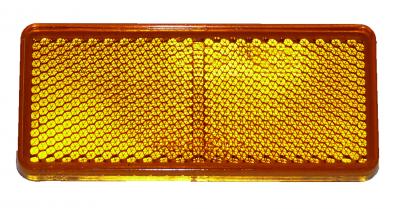 Aspöck Rückstrahler ,90x40, gelb nur klebend VerglNr: 014000412K