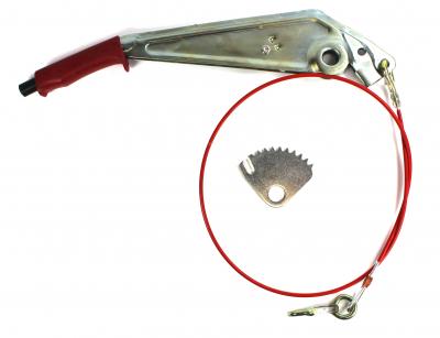 ALKO Handbremshebel L 210mm, Bolzen Ø 16 mm ohne Rückfahrautomatik, mit Zahnsegment 