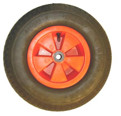 Schubkarren-/Bugrad 4.00-8 2,50-8, Kunststofffelge 