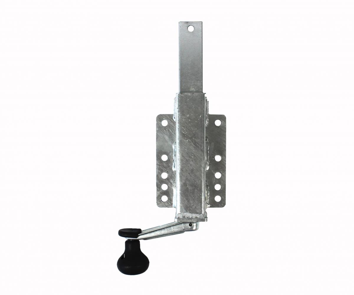 Kurbelstütze mit Vierkant- Rohr 40 x 40 mm 