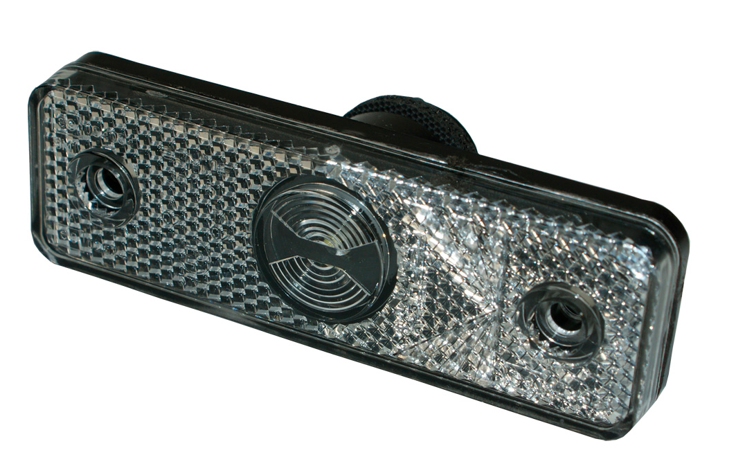 Aspöck Flatpoint I Lichtscheibe, LED, weiß 96x31