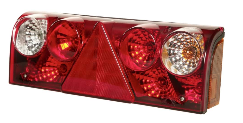 Aspöck Heckleuchte Europoint II links, 7 pol. ASS+4x2-pol. ASS, 24V