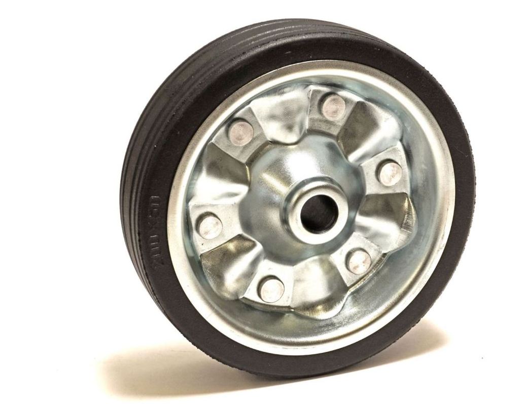 ALKO Ersatzrad, Vollgummi Stahlfelge 200 x 50 mm, Naben Ø 20 mm, Nabenlänge 64 mm VerglNr: 580202