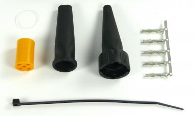 Aspöck Adapter,Standardleitung 5-pol. Bajonett, Ausf. gelb VerglNr: 014003200, 13-0521-044
