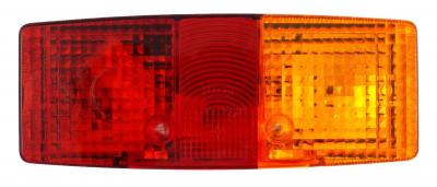 Hella Schlussleuchte BBS 12/24V, rechts 158x64x51, mit Gummitülle, ohne KZL VerglNr: 2SD003184-041, 2SD.003.184.041, 014000625