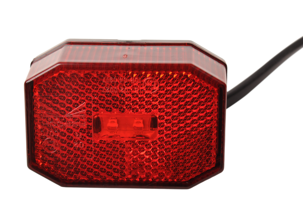 Aspöck Flexipoint Positionsleuchte LED rot, 0.5m DC Kabel