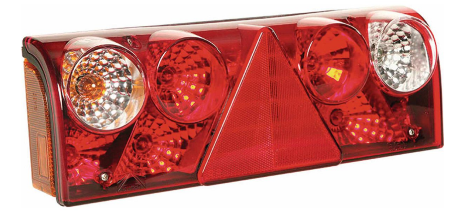 Aspöck Heckleuchte Europoint II rechts, 7 pol. ASS + 4x2- pol. ASS