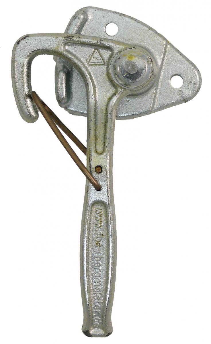 FBS Winkelhebelverschluss rechts verzinkt, Grösse 0, mit Federsicherung, Hebellänge: 142 mm VerglNr: 008000112