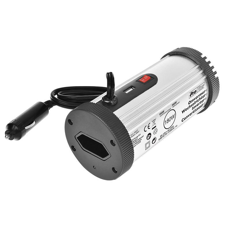 Spannungswandler 12V-230V 180W + USB 