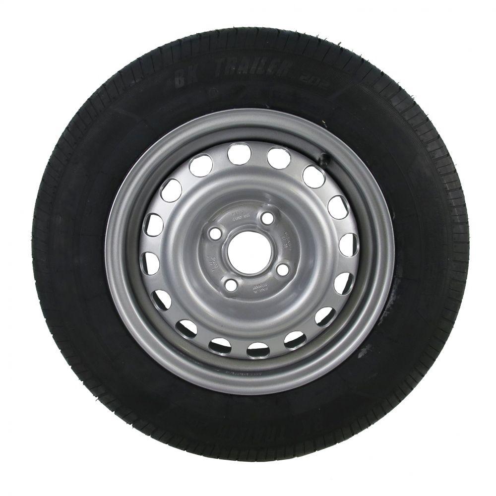 Komplett-Rad bis 100 km/h, Reifen 175/70 R14, Stahlfelge 5Jx14, 4/57/100, ET 30