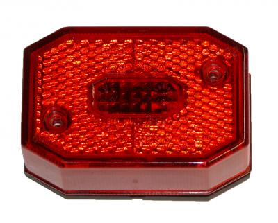 Aspöck Flexipoint I Lichtscheibe, rot 65x44x23, reflektierend 