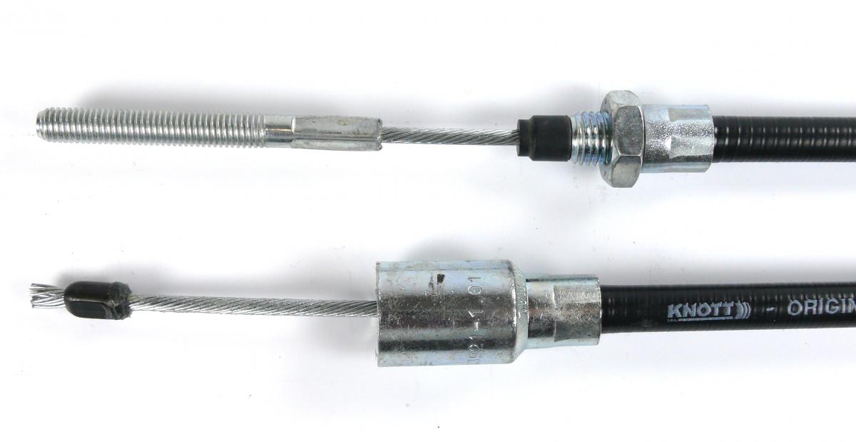 KNOTT Bowdenz. 2430/2640Glocke 19mm, Auf. am Seil Gewinde M8