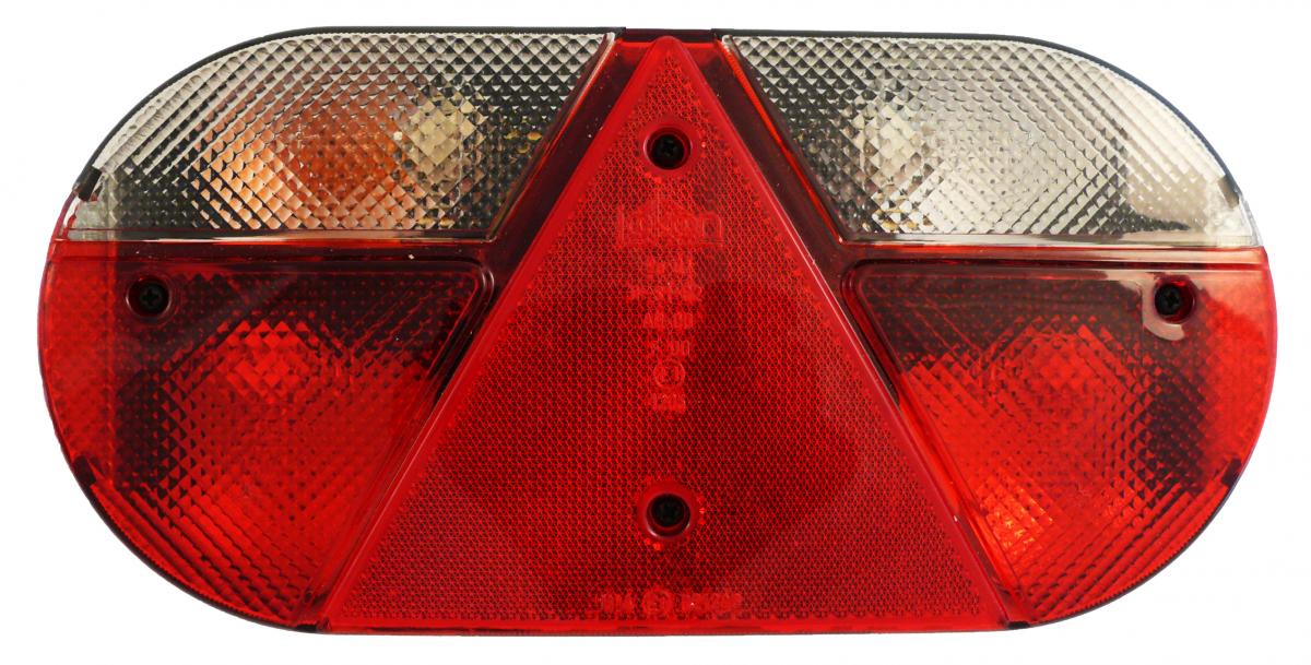 Schlussleuchte Jokon links 24 Volt BBSKWN 610 L, 286x138x60, KZL, RFL, NSL, 6 pol Bajonettansschluss VerglNr: 10.2050.630