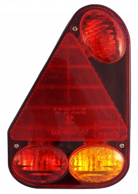Aspöck Earpoint III mit Nebelschlussleuchte Mehrfunktionsleuchte links 219x145x57, 5/3 pol. Bajonettverschluss VerglNr: 014000560