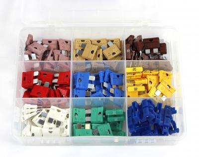 Flachstecksicherungssortiment 124-teilig 