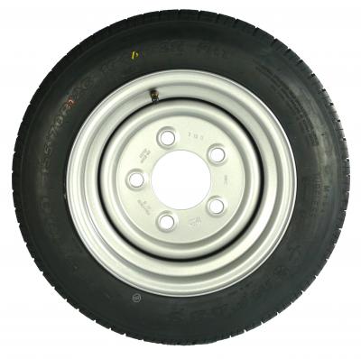 Komplett-Rad 155/70R12 Anschluss 5/115/165,1 ET 0, Security 