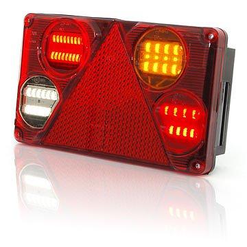 Schlussleuchte LED WAS rechts 12V,  235 x 140 x 60 mm