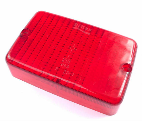 Lichtscheibe zu Ifor Nebelschlussleuchte Bendix 115mm x 80mm Ifor P0707 VerglNr: Ifor P0707