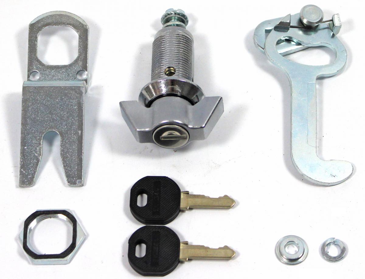 Verschluss, verzinkt mit abschliessbarem Schloss, Schloss zu Aludeckel Humbaur VerglNr: 553.00002, 55300002
