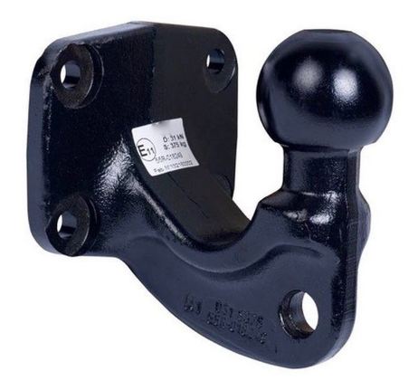 Flanschkugel LB 83 x 56 mm, D31 kN, S375 kg, Länge 93 mm, H - 2 mm, integrierte Abreissöse, Verschraubung M10