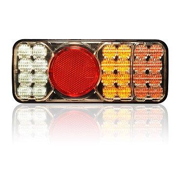 Schlussleuchte LED WAS rechts 12 V, 200,5 x 85 x 40 mm VerglNr: 02.300.442