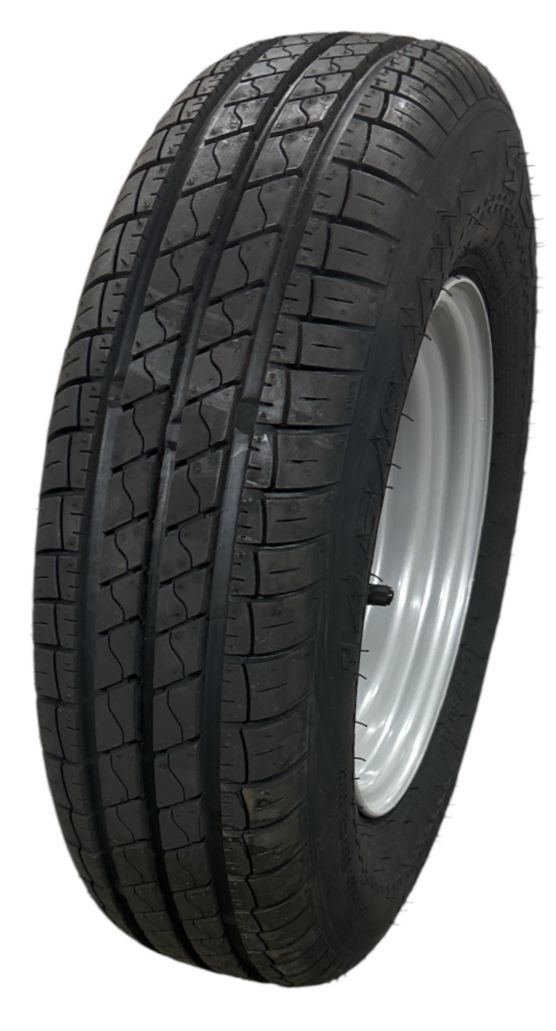 Komplett-Rad, Reifen 145 R10 4PR,Felge3.50-10, 4/60/100, ET 0, Security, VerglNr: 609353