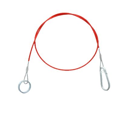 Abreißseil mit Haken u. Oese Hüllenlänge 910 mm VerglNr: 5100413