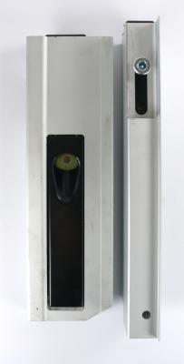 Aluverschluss mit Anschlag 300 mm links 