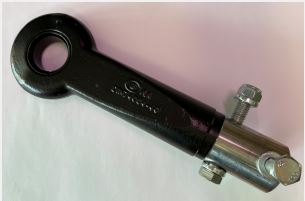 Zugöse BPW,  ZAF 3.5 - 1, u. 3.5 - 3, Kreuzverschraubt  M14 Durchmesser 52 mm, inkl. Befestigungsschrauben, Lochabstand 40 mm VerglNr: 0580311300, 05.803.11.30.0