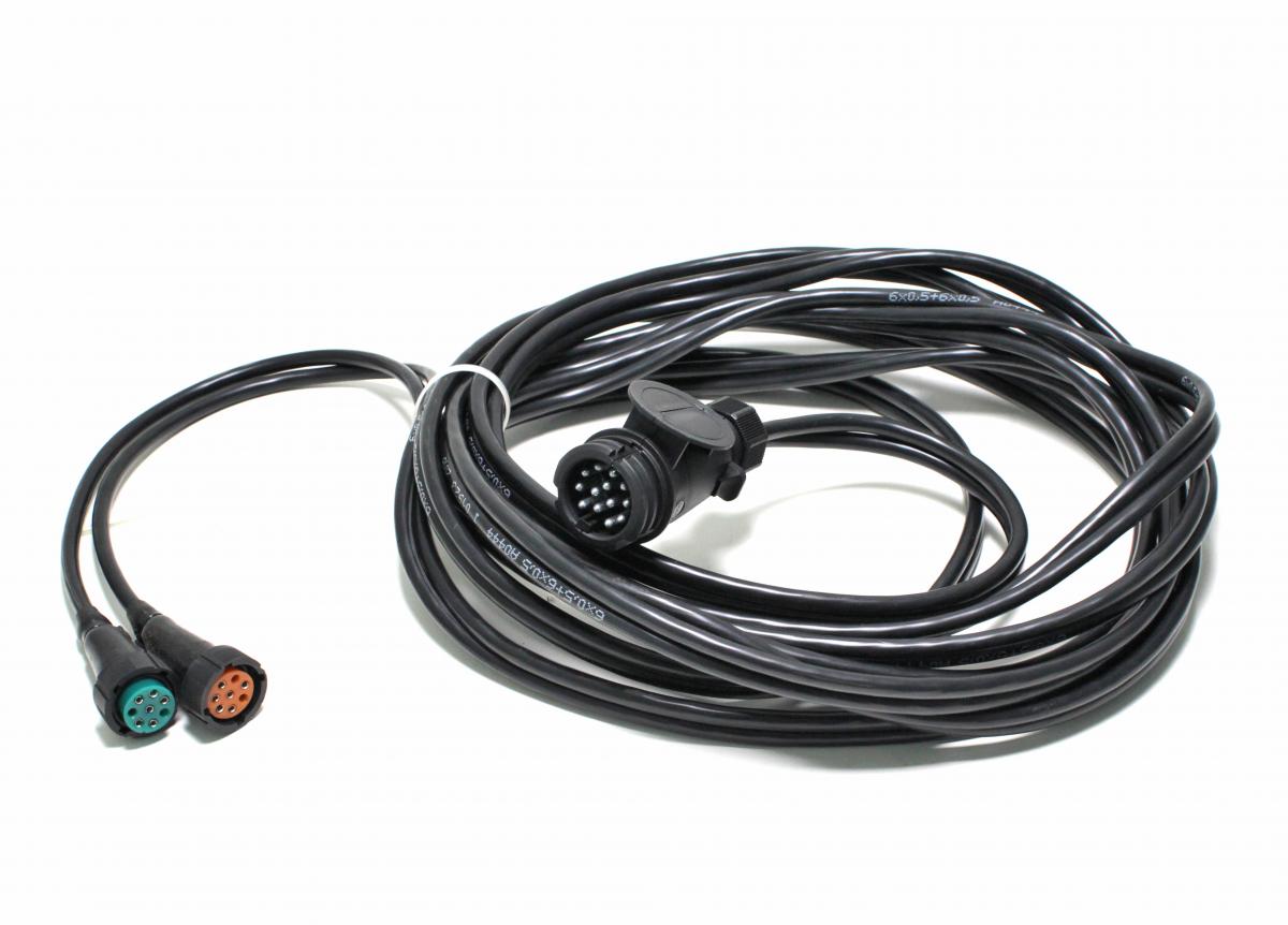 Kabelsatz 5 mtr. mit 13 pol Stecker und 8 pol Bajonett-Anschluss, ohne DC Abgang passend zu Leuchten 4318690, 4318691