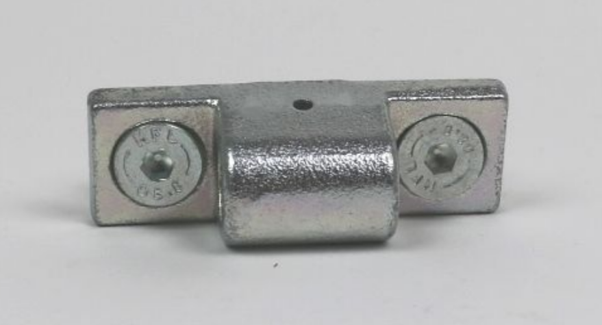 Scharnierlager mit Bohrung für Sicherungsfeder passend zu Unsinnanhänger