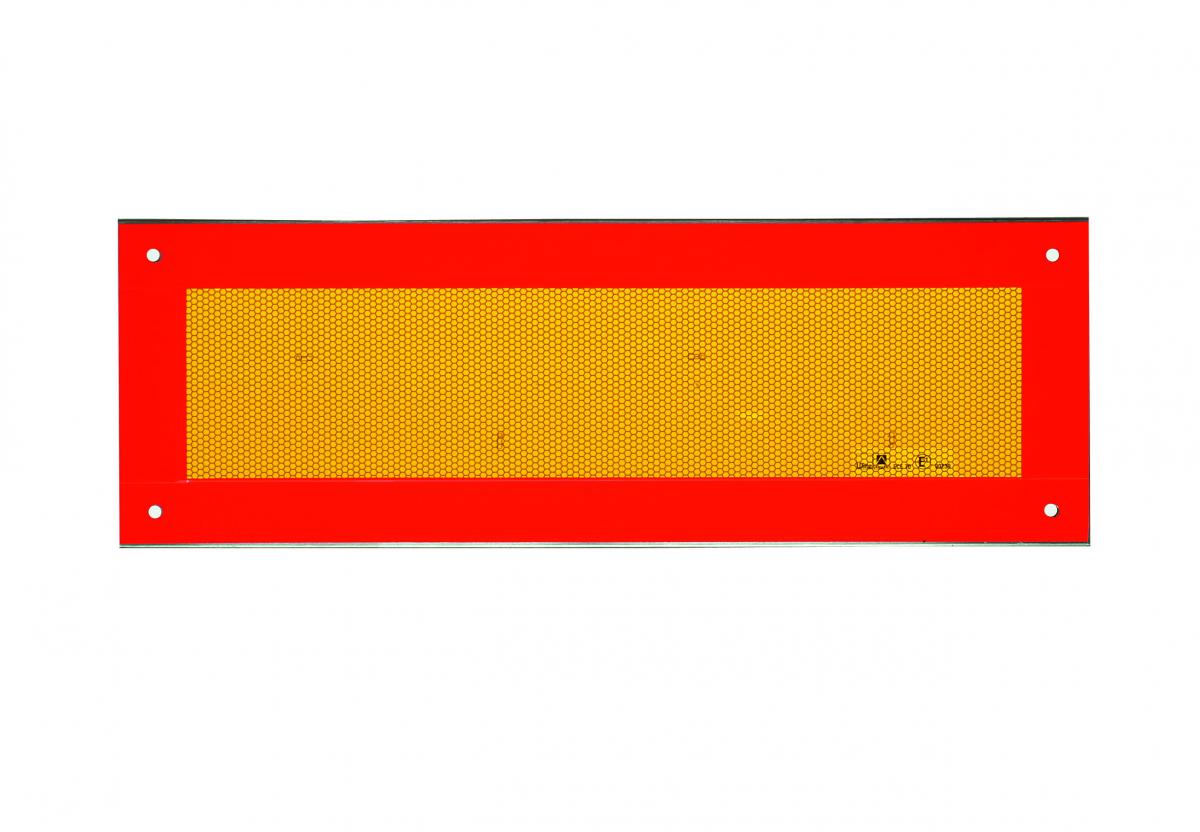 Anhängermarkierung auf Alu- Tafel, 595 X 195 X 0,5 mm VerglNr: 021000310
