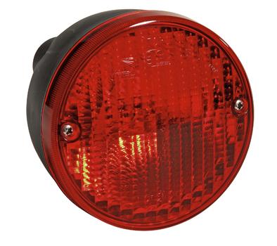 Aspöck Nebelschlussleuchte mit Bajonett-Anschluss Ø 140 mm, 5-pol.Bajonett Anschluss VerglNr: 014000434