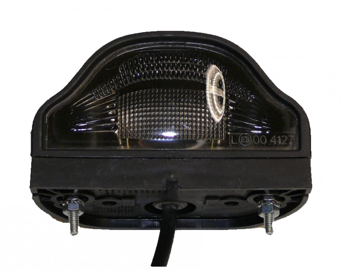 Aspöck Regpoint I Kennzeichenleuchte, 0.8m DC Kabel, 100x57x60, M4 Stehbolzen, Lochabstand 72mm, VerglNr: 014000338