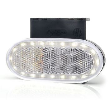WAS LED Positionsleuchte W197, Leitung: 22vcm LGY-S 0.75 mm², 106 x 46.5 x 21.8 mm, IP66, mit Halter