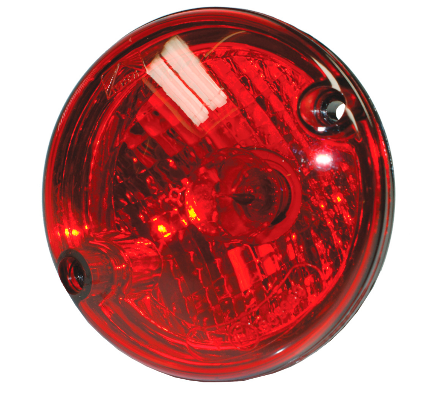 Aspöck Roundpoint, rot Nebelschlussleuchte ø 95mm, Lochabstand: 80mm, Tiefe: 78mm VerglNr: 014000458