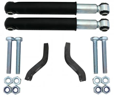 Radstoßdämpfer-Set Knott für 1x-Achse, L: 340/215 mm, 600-1800kg, Einbau vor dem Rad VerglNr: 37780, 990001