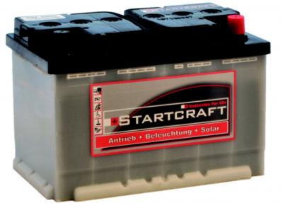 Antriebsbatterie 12 V, 80 Ah Kapazität C5, gefüllt+geladen 