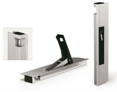 Aluverschluss mit Anschlag 400 mm links VerglNr: 008000315