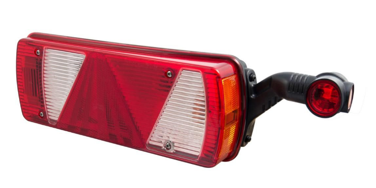 Aspöck Heckleuchte Ecopoint II rechts, 7 pol. ASS, Dreieck, URL, 24V