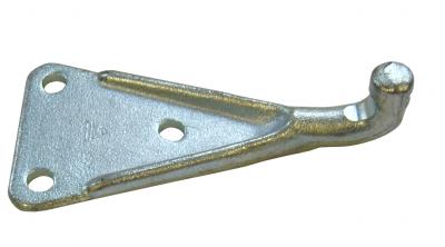 Haltenocke zum Anschrauben verzinkt 3 x 8.5 mm Bohrungen, Lochbild 40x40, NockenØ 13 mm VerglNr: 008000189