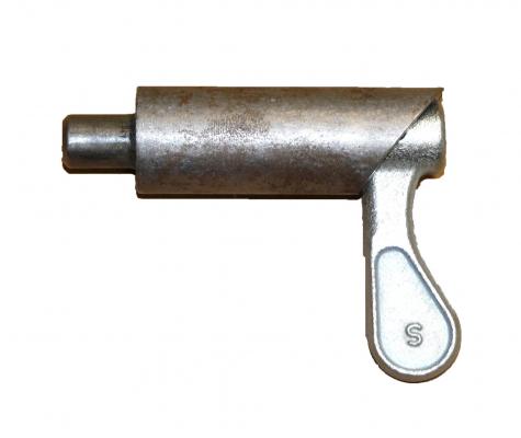 Federriegel Stahl zum anschweissen, Hub: 14 mm, Bolzen Ø: 15 mm, Länge: 60 mm VerglNr: 008000554