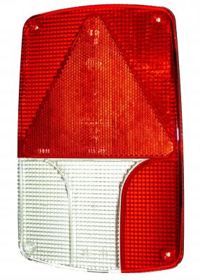 Hella Lichtscheibe rechts für 2VA998233281, 236x154mm senkrechter Anbau VerglNr: 9EL990633-041, 014000614