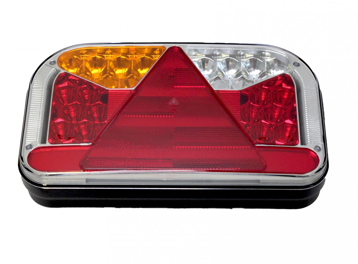 Fristom Schlussleuchte LED FT-170 links BBSN, 140x240x55mm, 5-pol Bajonett VerglNr: 014002198