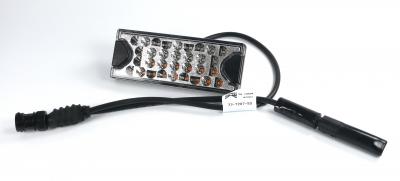 Aspöck Miniled II Mehrfunktionsleuchte Blink-Brems-Standlicht, 150x59x20, Kabel 0.5m, 5-pol Bajonett + Kabel 0,25m 3-pol ASS3 VerglNr: 33-7207-507