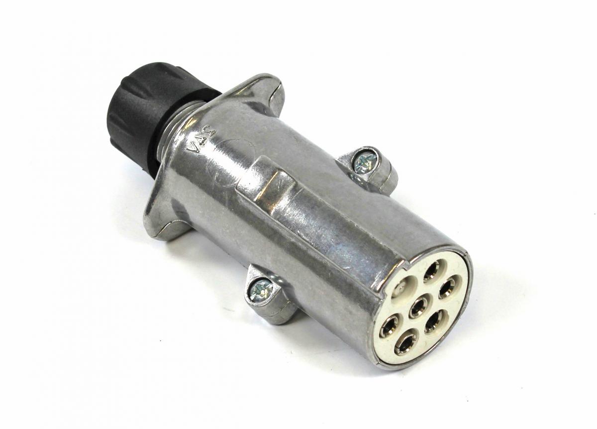 Stecker, Alu 24 V, Typ S 7 pol. mit Schraubkontakt 