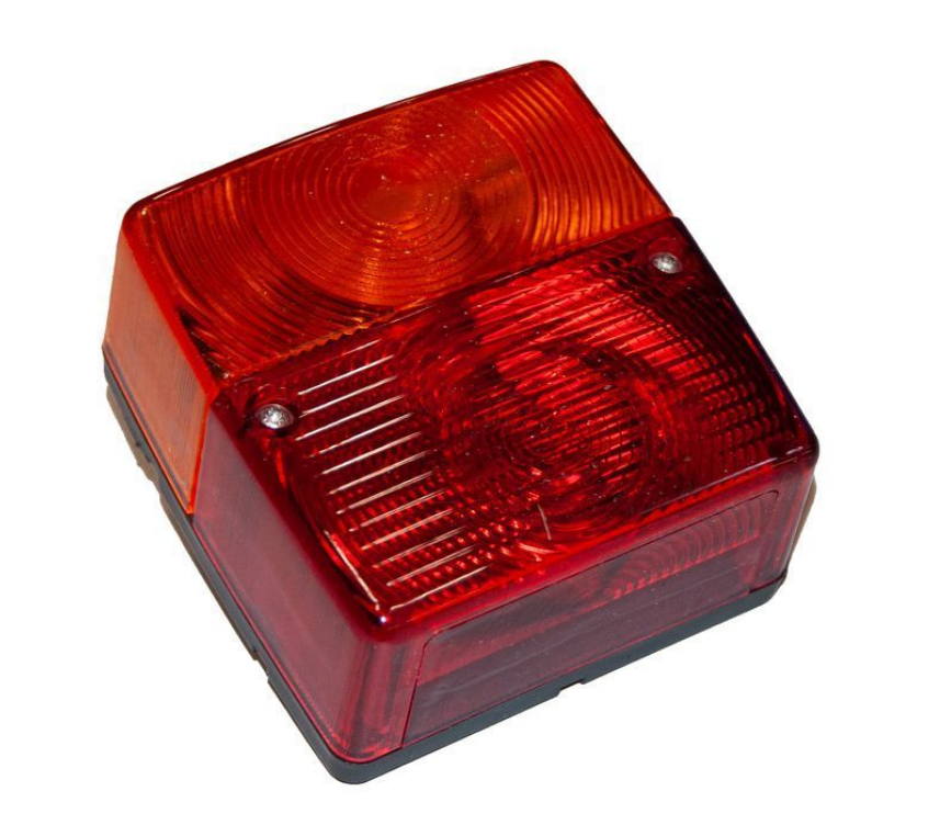 Schlussleuchte Jokon 12 Volt BBS 206 ZA, 104x100x54, mit Zentralstecker 5 pol Bajonettanschluss VerglNr: 10.1036.000