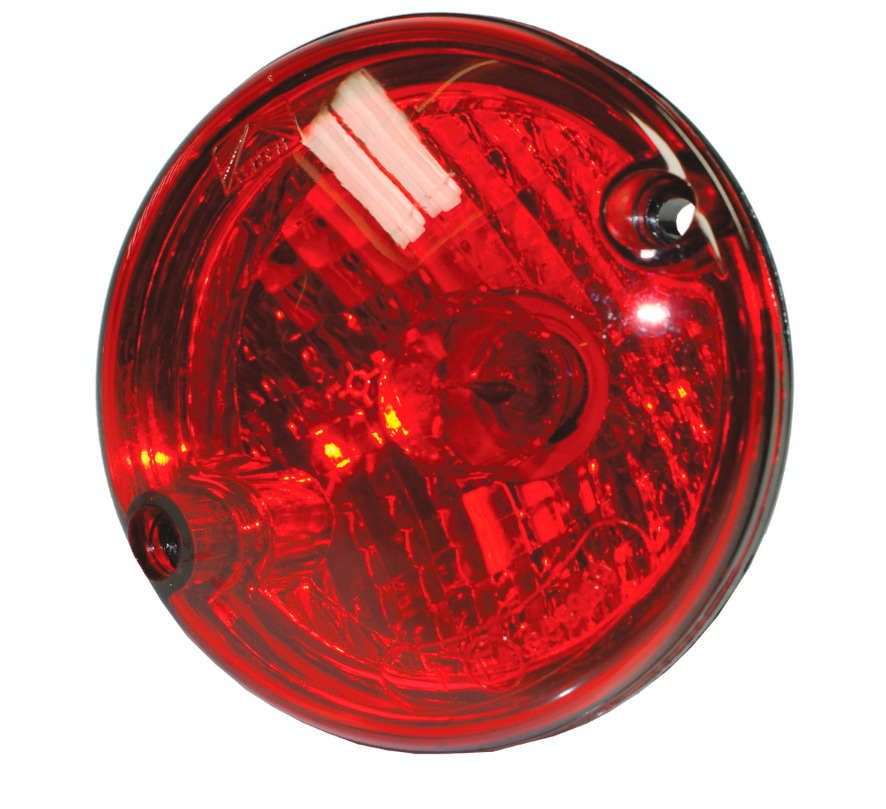 Aspöck Roundpoint, rot Brems-Schlussleuchte ø 95mm, Lochabstand: 80mm, Tiefe: 78mm VerglNr: 014000437