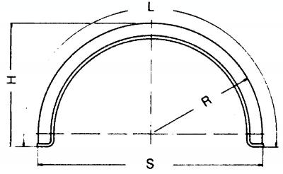 Kunststoffkotflügel B240 R375 L1210 S750 H390